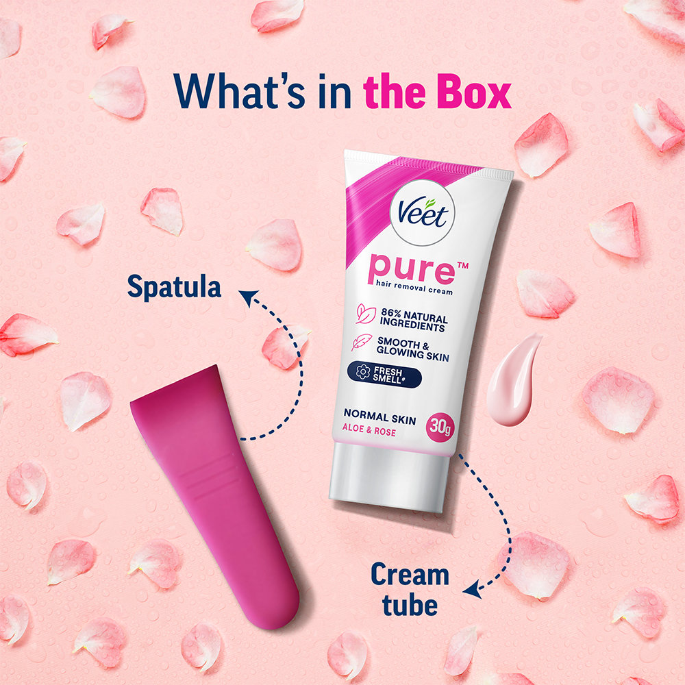 Veet Hair Removal Cream for Normal Skin, 30 gm, Pack of 1 Veet Hair Removal Cream for Normal Skin, 30 gm, Pack of 1