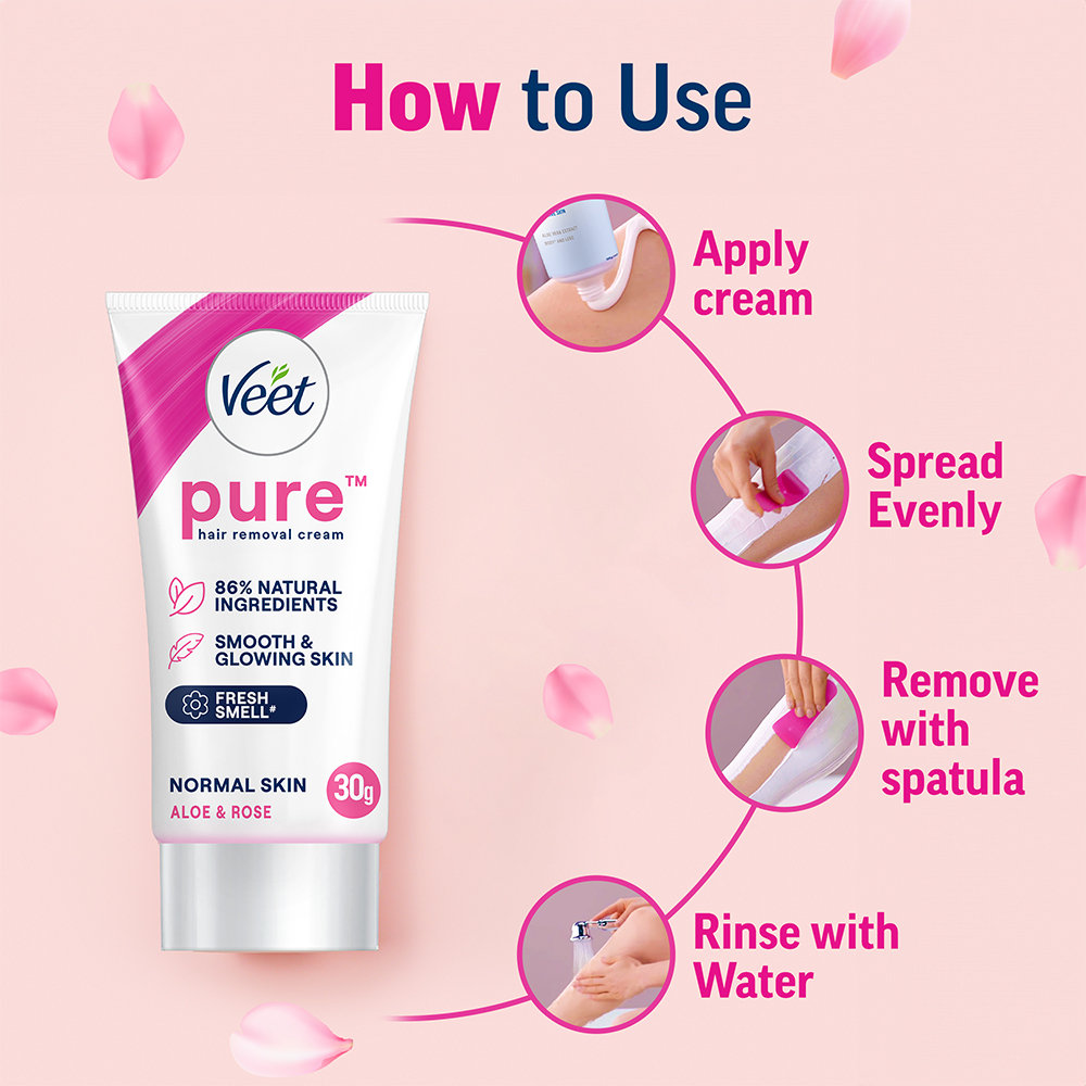 Veet Hair Removal Cream for Normal Skin, 30 gm, Pack of 1 Veet Hair Removal Cream for Normal Skin, 30 gm, Pack of 1