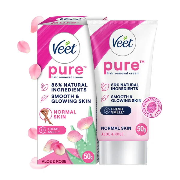 Veet Hair Removal Cream for Normal Skin, 50 gm, Pack of 1