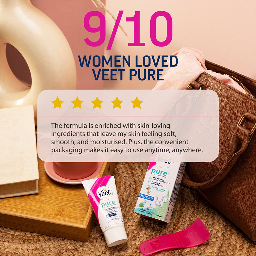 Veet Hair Removal Crem for Sensitive Skin, 50 gm, Pack of 1 Veet Hair Removal Crem for Sensitive Skin, 50 gm, Pack of 1