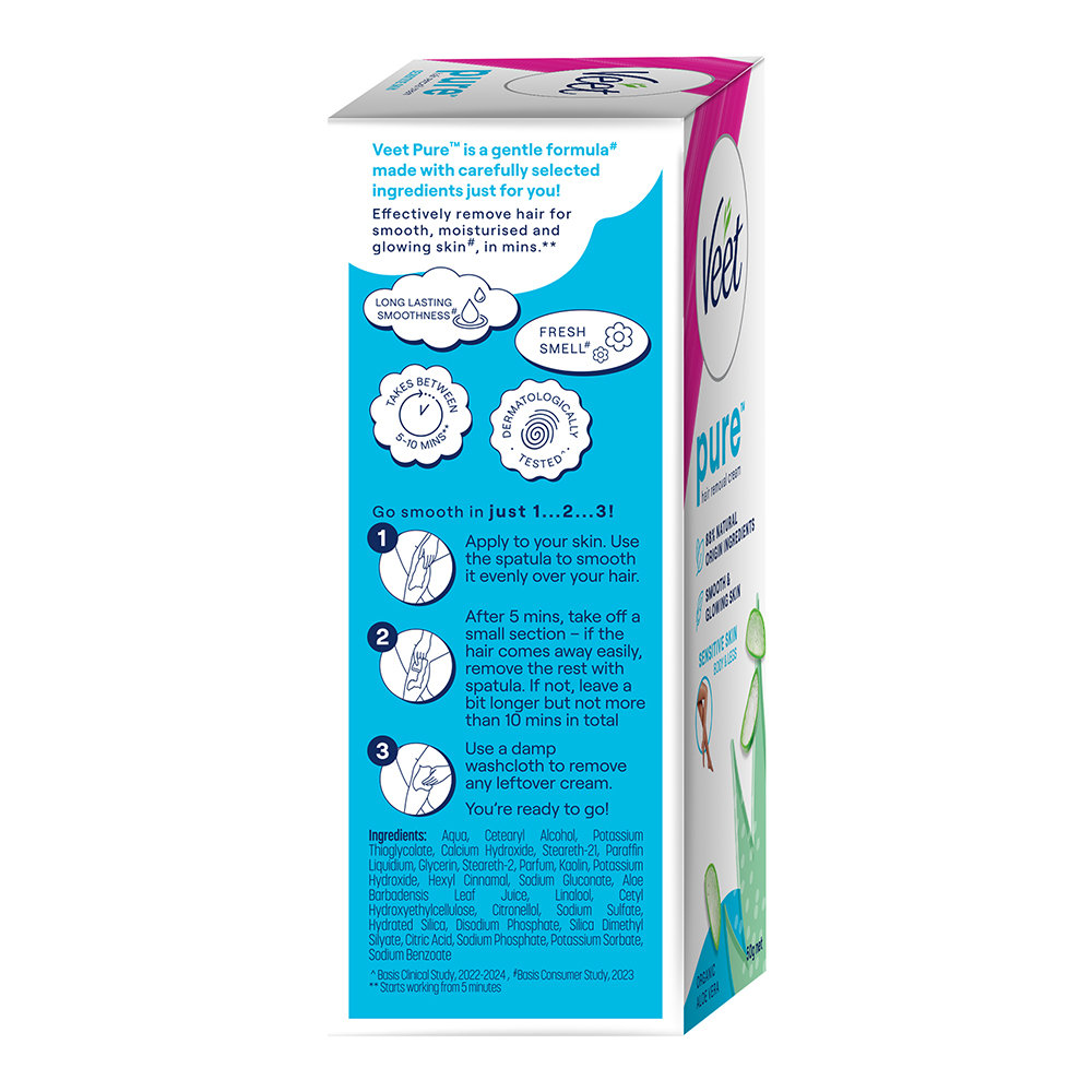 Veet Hair Removal Crem for Sensitive Skin, 50 gm, Pack of 1 Veet Hair Removal Crem for Sensitive Skin, 50 gm, Pack of 1