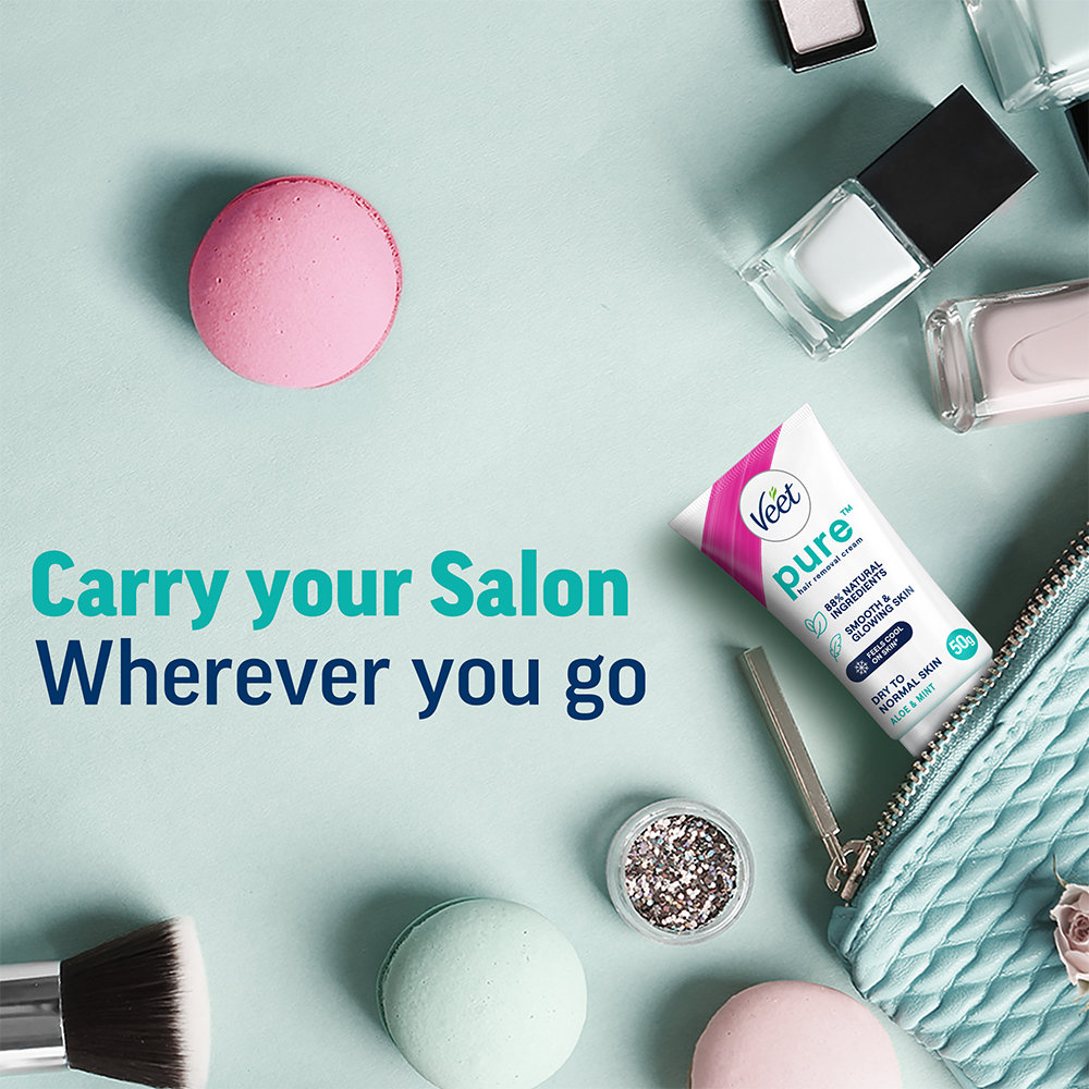 Veet Hair Removal Cream for Dry to Normal Skin, 50 gm, Pack of 1 Veet Hair Removal Cream for Dry to Normal Skin, 50 gm, Pack of 1