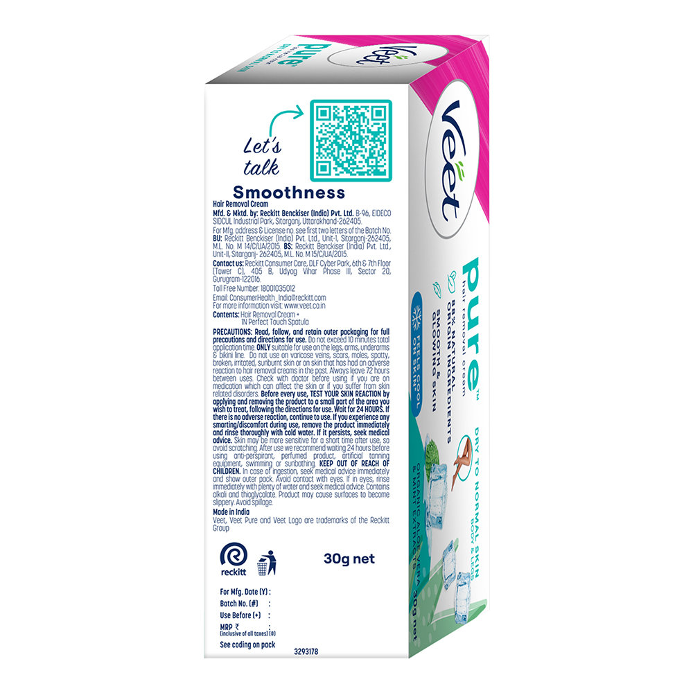 Veet Hair Removal Cream for Dry Skin, 30 gm, Pack of 1 Veet Hair Removal Cream for Dry Skin, 30 gm, Pack of 1