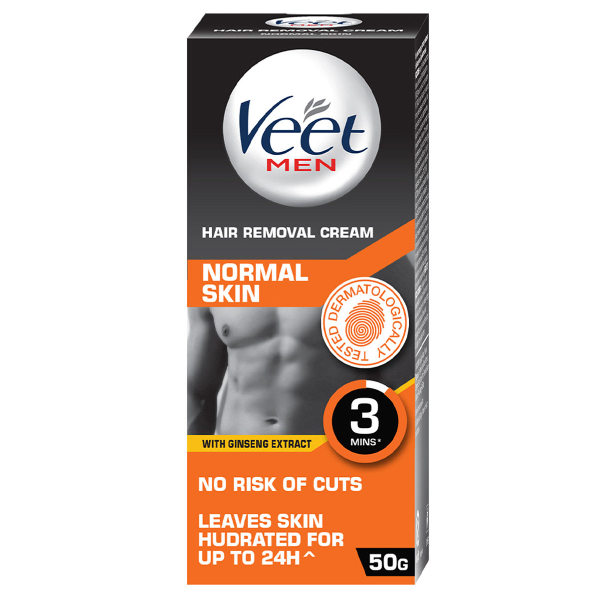 Veet Men Hair Removal Cream for Normal Skin, 50 gm, Pack of 1 Veet Men Hair Removal Cream for Normal Skin, 50 gm, Pack of 1