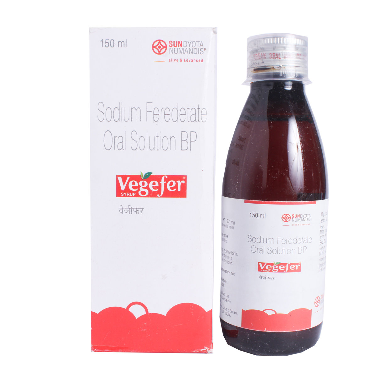 Vegefer Syrup 150 ml, Pack of 1 Solution Vegefer Syrup 150 ml, Pack of 1 Solution