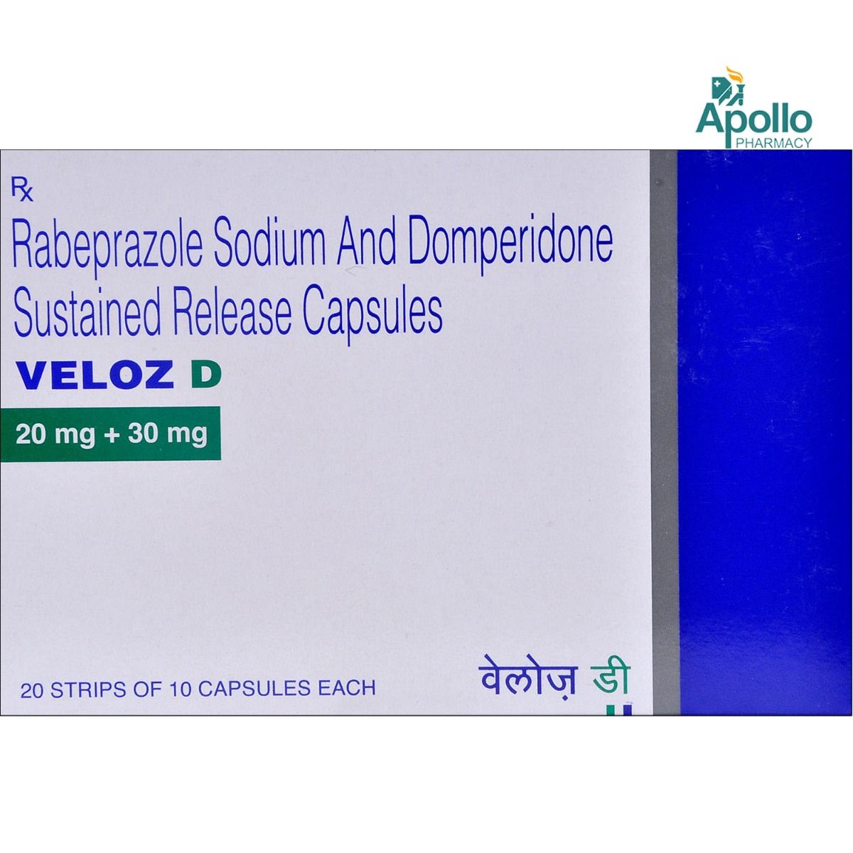 Veloz D Capsule 10's, Pack of 10 CAPSULES