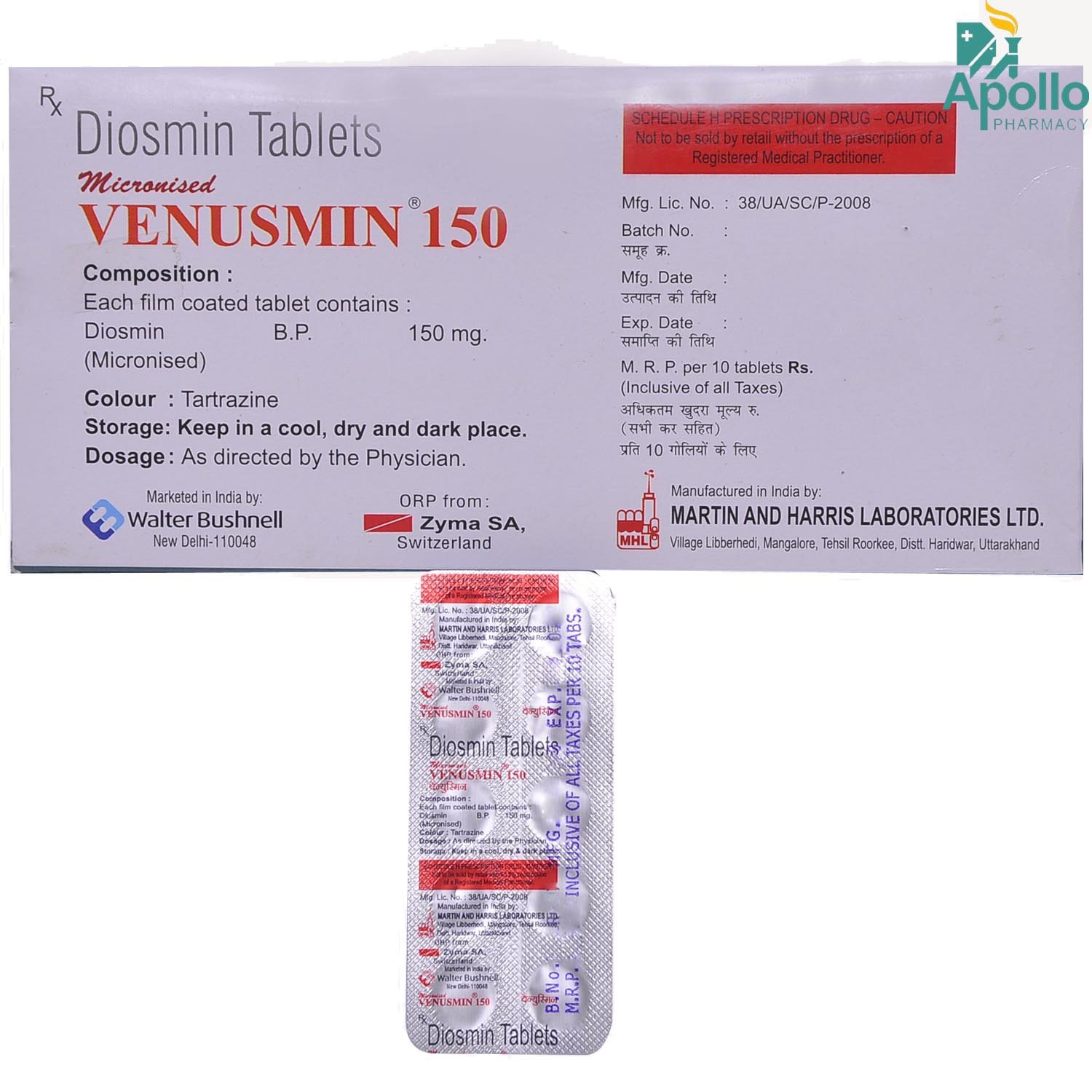Venusmin 150 Tablet 10's, Pack of 10 TABLETS Venusmin 150 Tablet 10's, Pack of 10 TABLETS