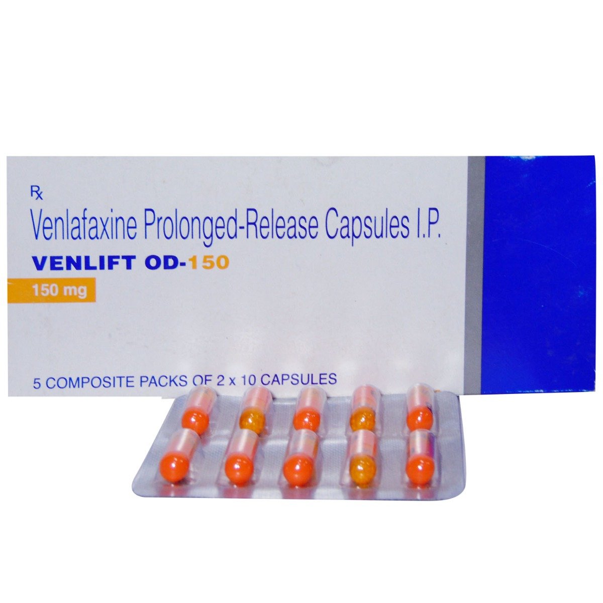 Venlift OD 150 Capsule 10's, Pack of 10 CapsuleS Venlift OD 150 Capsule 10's, Pack of 10 CapsuleS