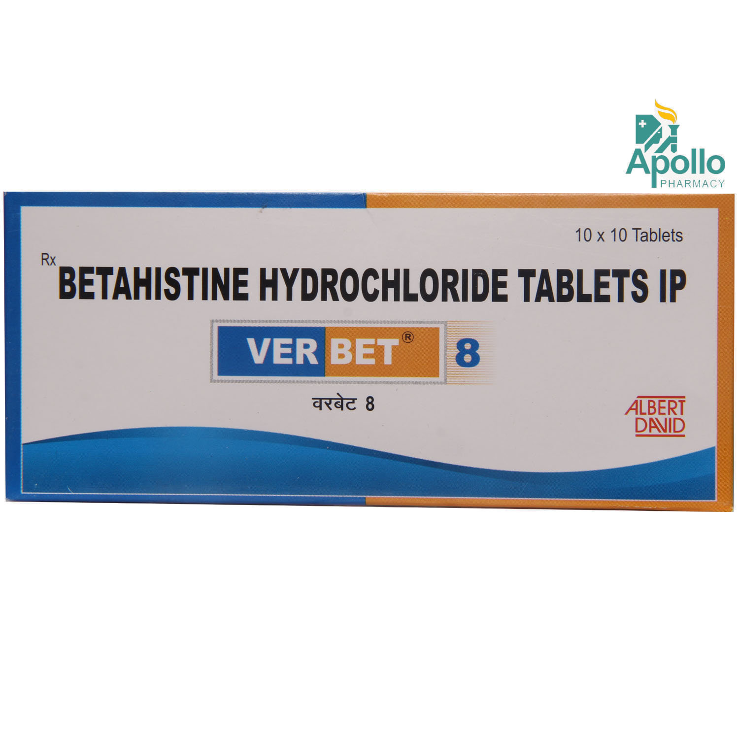 Verbet 8 Tablet 10's, Pack of 10 TABLETS Verbet 8 Tablet 10's, Pack of 10 TABLETS