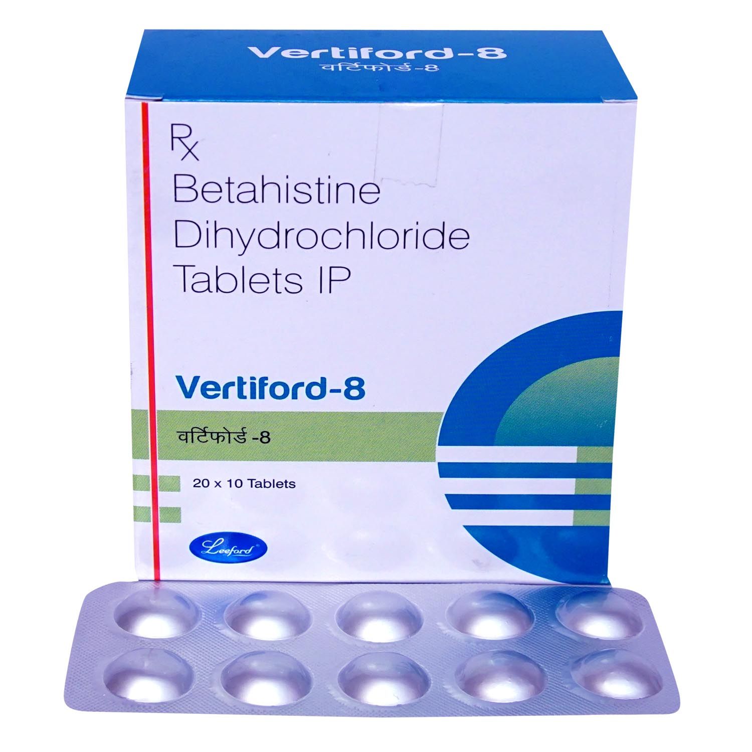 Vertiford-8 Tablet 10's, Pack of 10 TABLETS Vertiford-8 Tablet 10's, Pack of 10 TABLETS