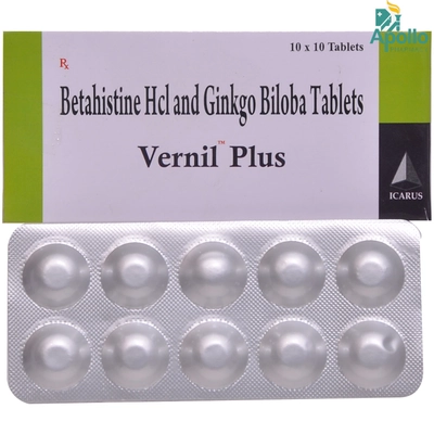 VERNIL PLUS TABLET, Pack of 10 TABLETS