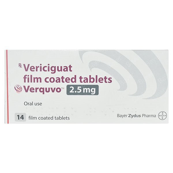 Verquvo 2.5 mg Tablet 14's, Pack of 14 TabletS Verquvo 2.5 mg Tablet 14's, Pack of 14 TabletS