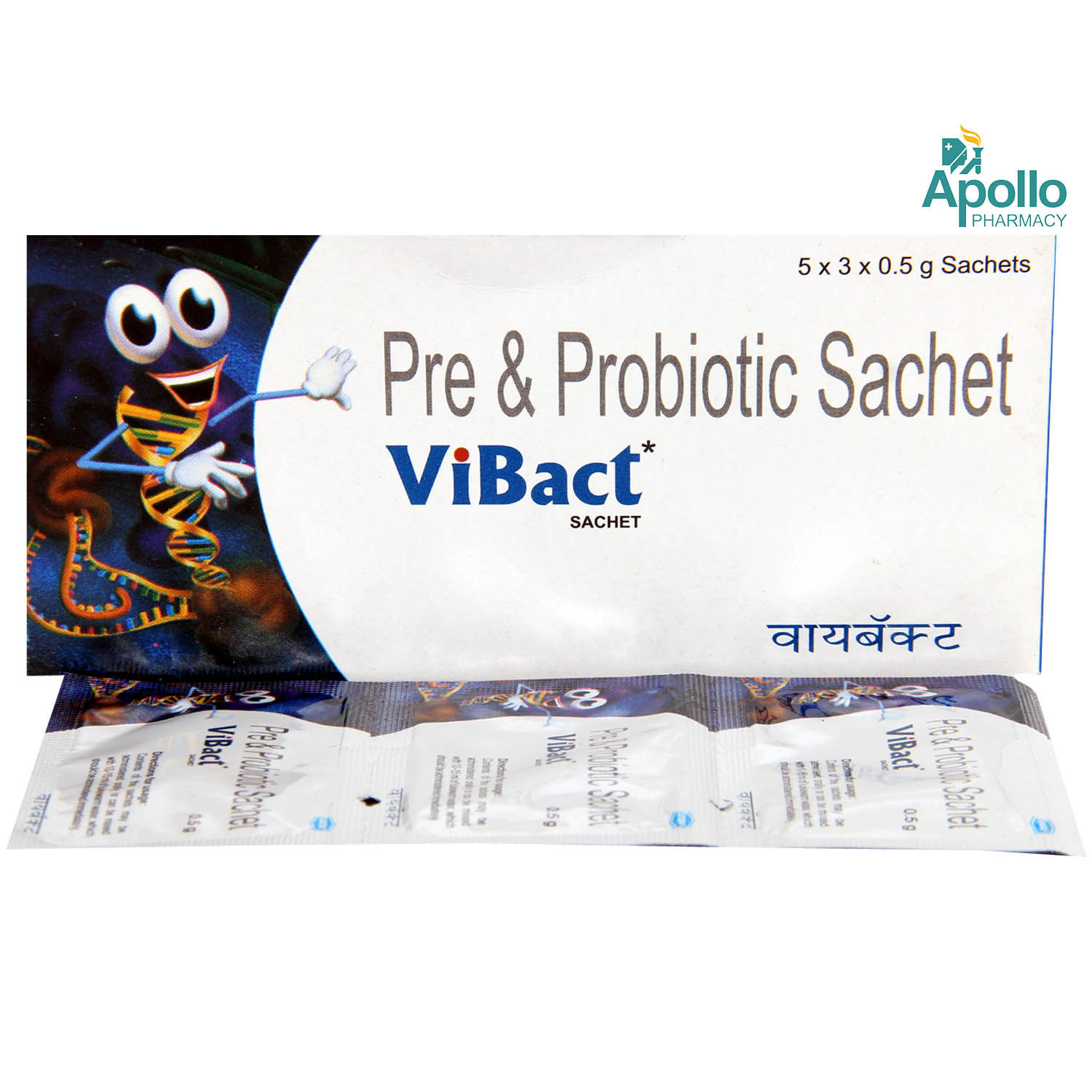Vibact Sachet 0.5 gm Price, Uses, Side Effects, Composition Apollo