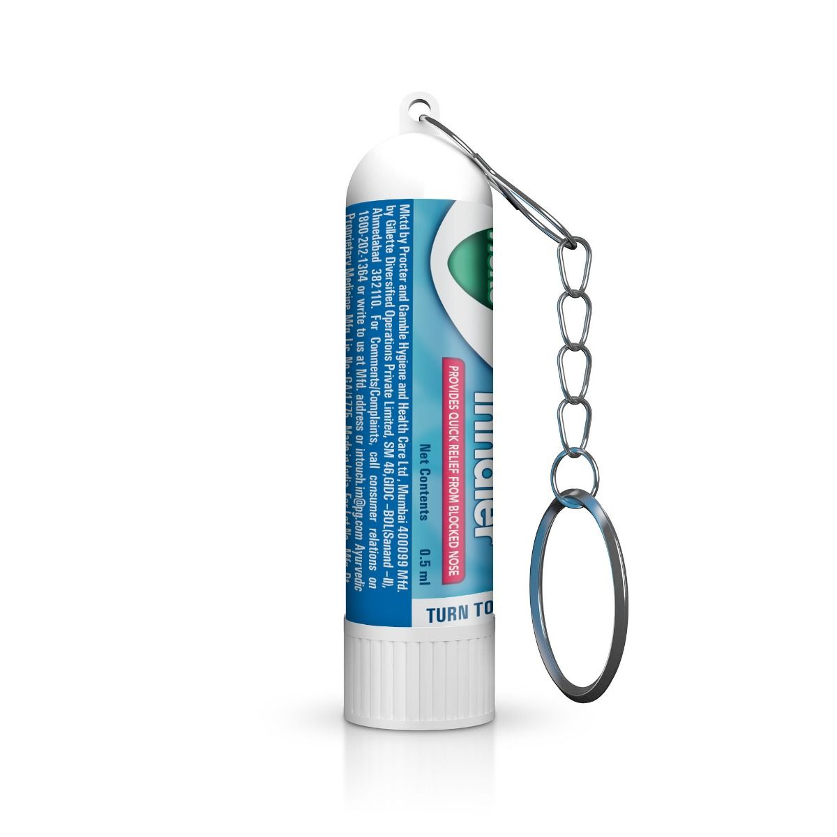 Vicks Inhaler, 0.5 ml, Pack of 1 Vicks Inhaler, 0.5 ml, Pack of 1