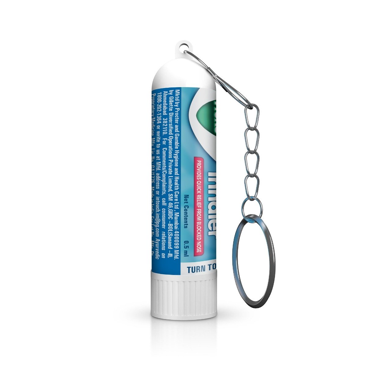 Vicks Inhaler, 0.5 ml, Pack of 1 Vicks Inhaler, 0.5 ml, Pack of 1