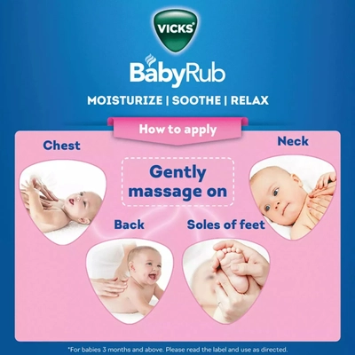 Vicks Baby Rub 10 ml, Pack of 1