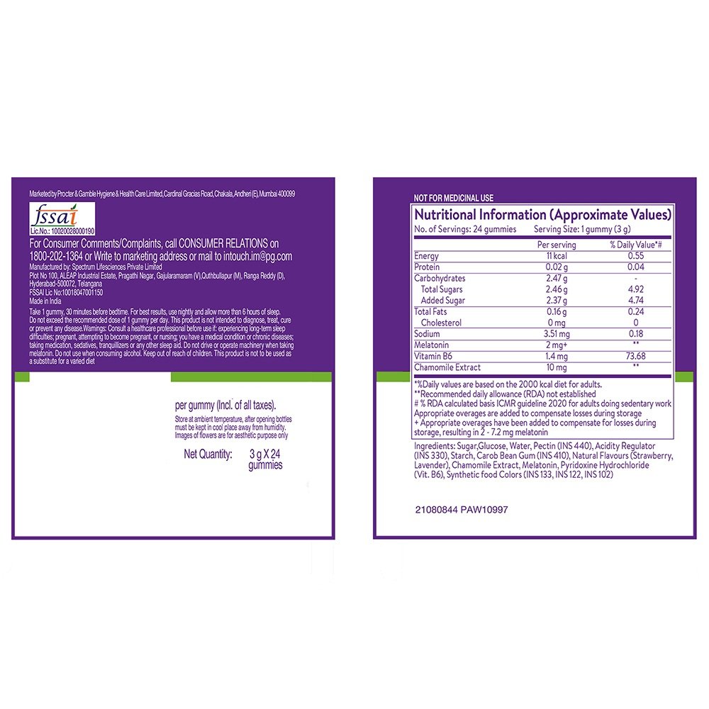 Vicks ZzzQuil Natura |Non-Addictive Sleep-Aid Gummy|Melatonin Helps you fall Asleep Fast| 24 Nutraceutical Gummies, Pack of 1 Vicks ZzzQuil Natura |Non-Addictive Sleep-Aid Gummy|Melatonin Helps you fall Asleep Fast| 24 Nutraceutical Gummies, Pack of 1