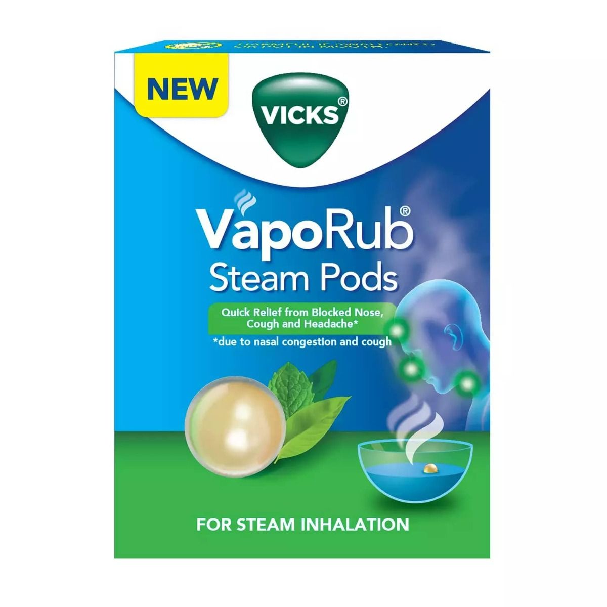 Vicks VapoRub Steam Pods, 4 Capsules Uses, Benefits, Price Apollo