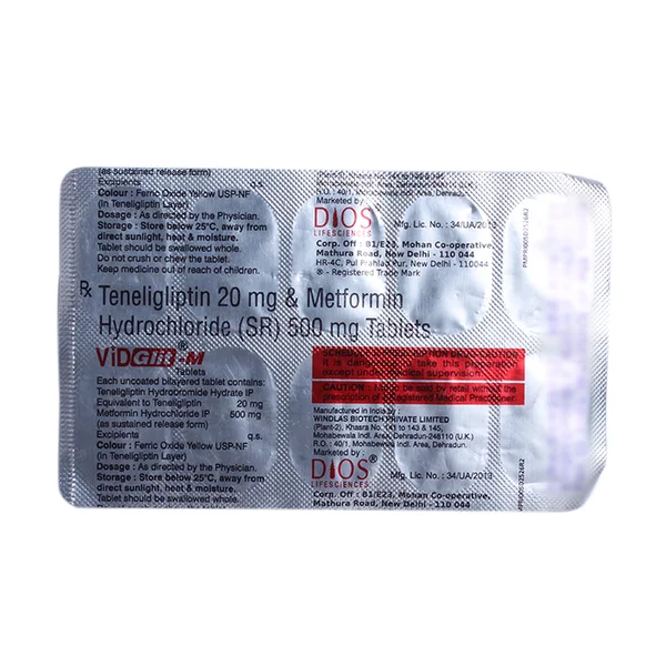 Vidglit-M Tablet 10's, Pack of 10 TabletS