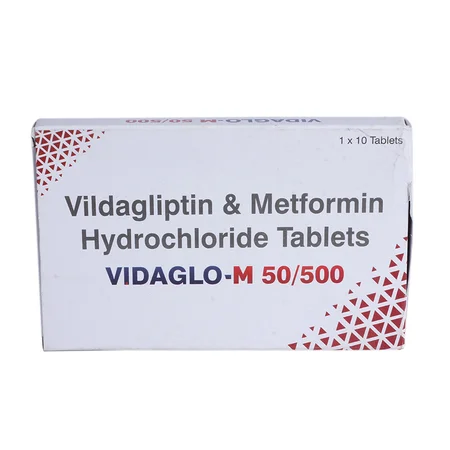 Vidaglo-M 50 mg/500 mg Tablet 10's