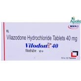 Vilodon 40 mg Tablet 10's, Pack of 10 TabletS