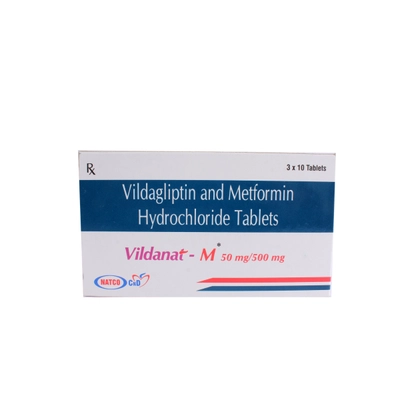 Vildanat M 50/500mg Tablet 10's, Pack of 10 TABLETS