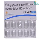 Vilact M 850/50mg Tablet 10's, Pack of 10 TABLETS