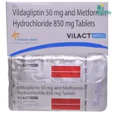 Vilact M 850/50mg Tablet 10's, Pack of 10 TABLETS