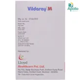 Vildaray M 50/500 Tablet 15's, Pack of 15 TABLETS