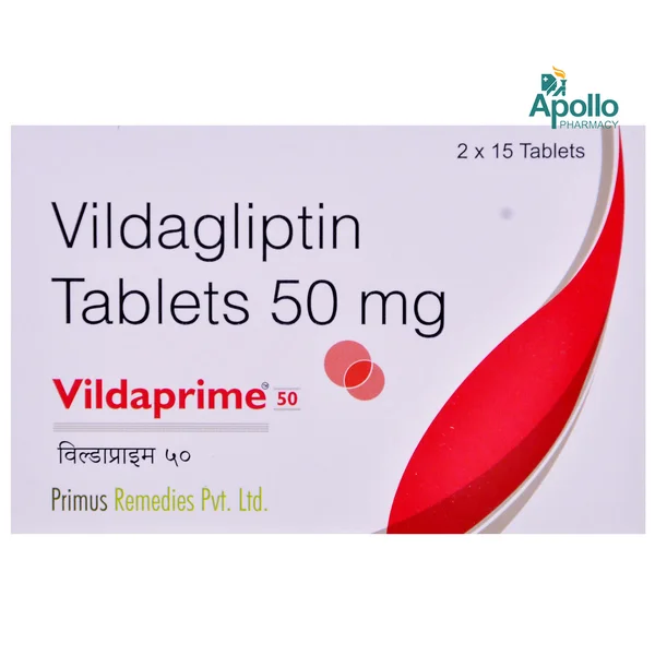 Vildaprime 50 Tablet 15's