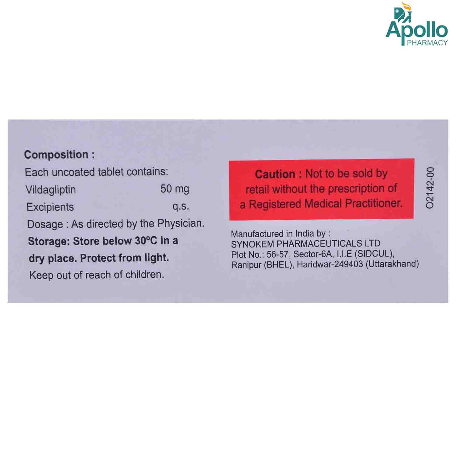 Vilu 50mg Tablet 10's, Pack of 10 TabletS Vilu 50mg Tablet 10's, Pack of 10 TabletS