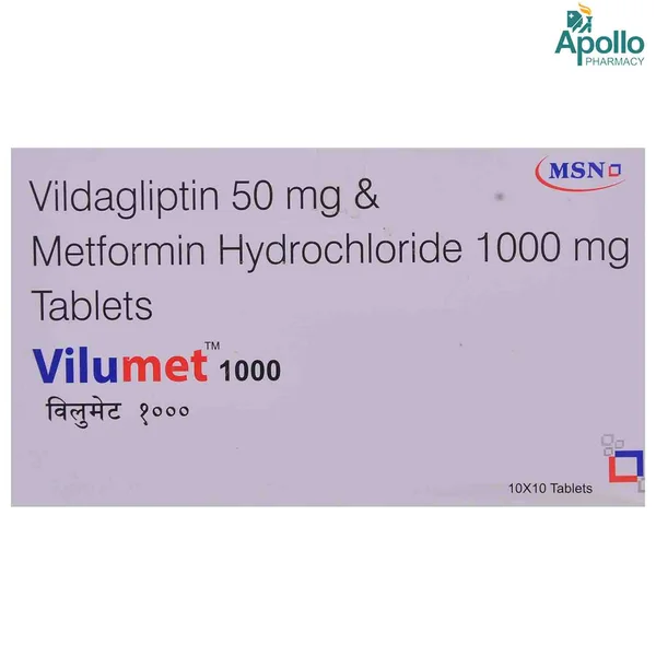 Vilumet 1000/50mg Tablet 10's
