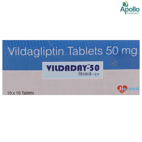 Vildaday-50 Tablet 10's