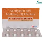 Vildaday-M 50/500 Tablet 10's, Pack of 10 TABLETS
