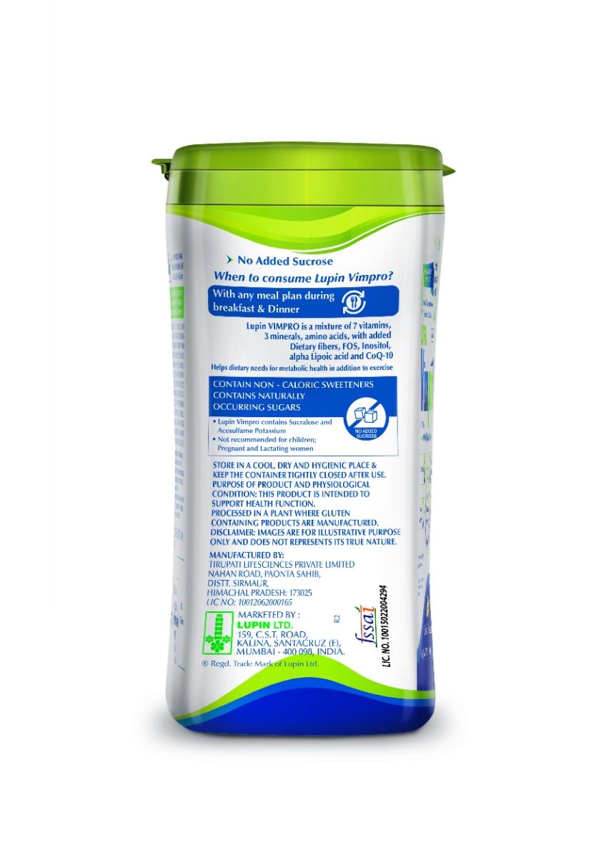 Vimpro Vanilla Flavour Powder 400 gm Price, Uses, Side Effects