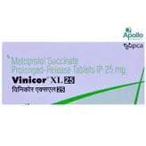 Vinicor XL 25 Tablet 10's, Pack of 10 TABLETS