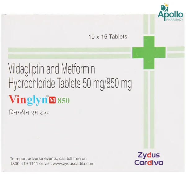 Vinglyn M 850 Tablet 15's