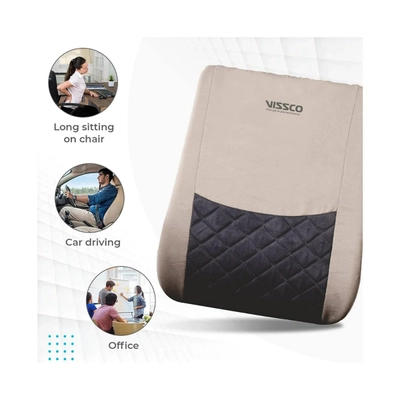 Vissco Smart Orthopedic Back Rest Universal, 1 Count, Pack of 1