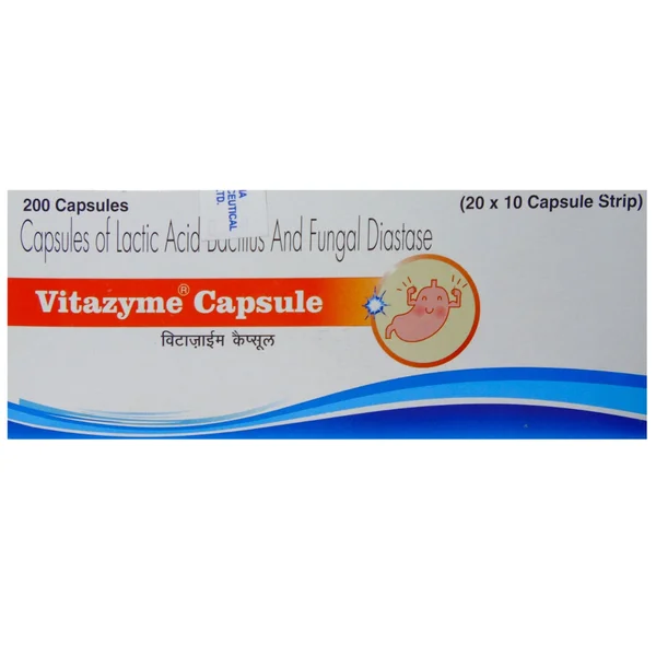 Vitazyme Capsule 10's, Pack of 10 CapsuleS