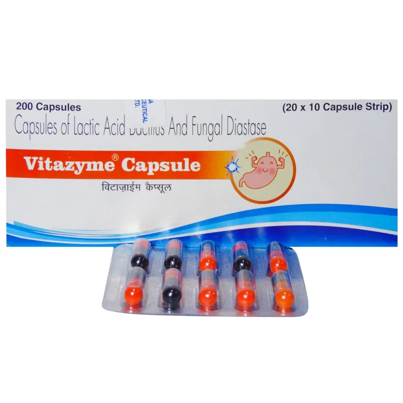 Vitazim Buy Vitazyme Capsule online | Uses, Side Effects, Price and substitutes ...