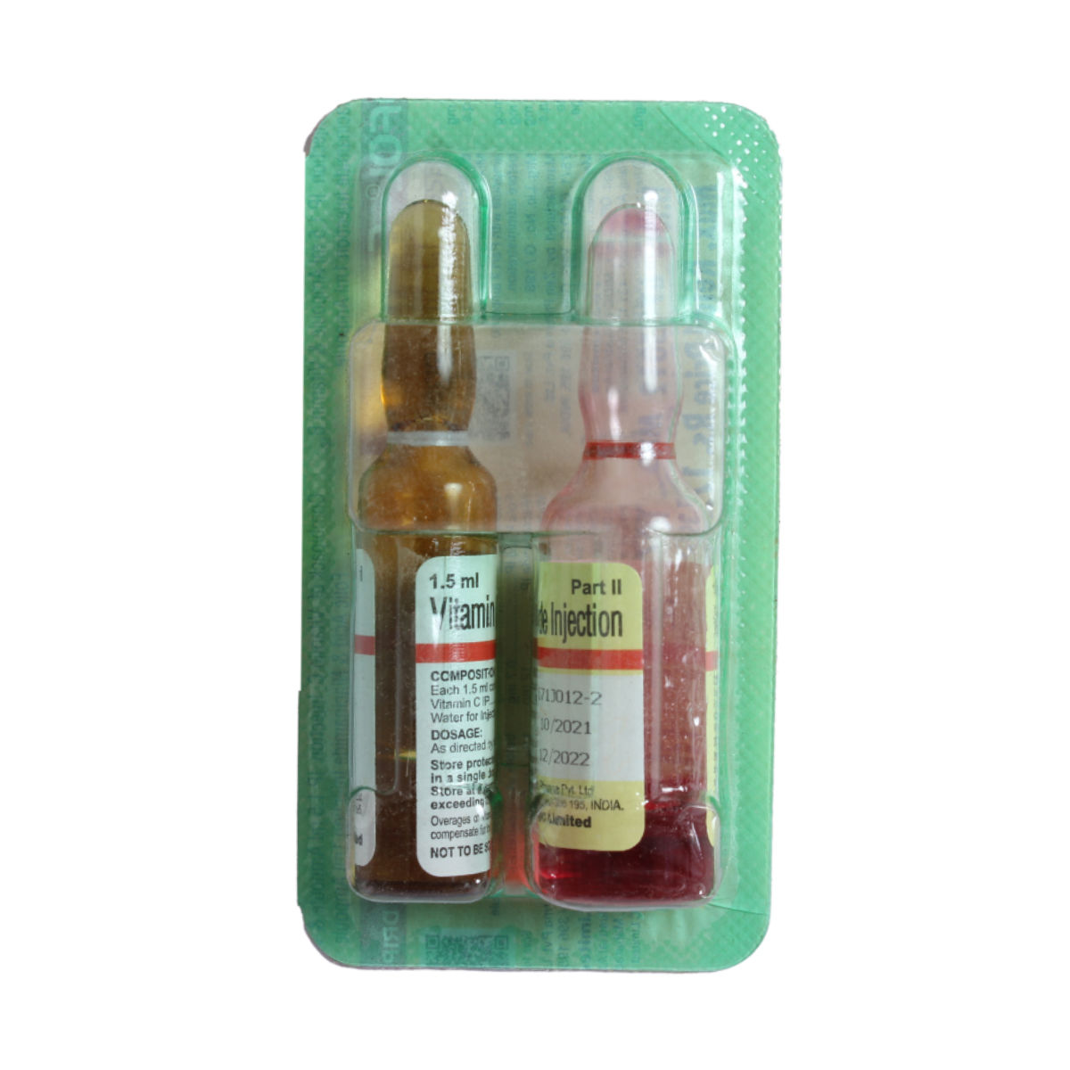 Buy Vitcofol C Combipack Injection 2 ml Online