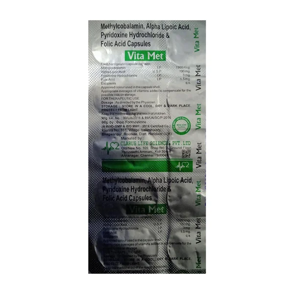 VITAMET CAPSULE 10'S