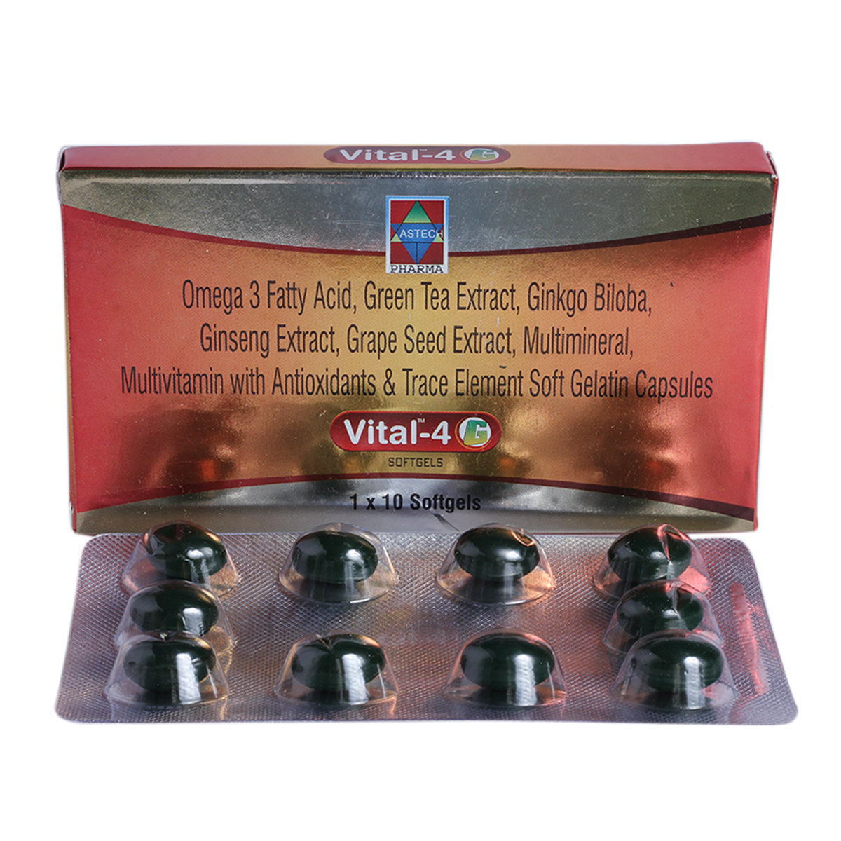 Vital 4G Capsule 10's, Pack of 10 Vital 4G Capsule 10's, Pack of 10