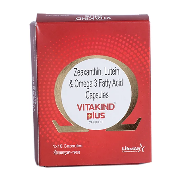 Vitakind Plus Softgel Capsule 10's, Pack of 10