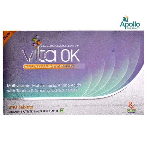 Vita Ok New Tablet 10'S, Pack of 10 TabletS
