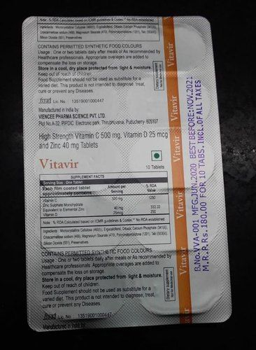 Buy Vitavir Tablet 10's Online