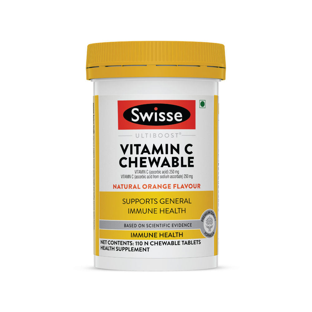 Swisse Ultiboost Vitamin C Chewable Orange Flavour, 110 Tablets Price