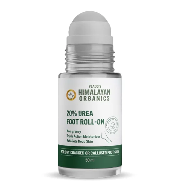 Vlado's Himalayan Organics 20% Urea Foot Roll On, 50 ml