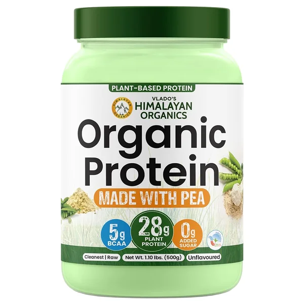 Vlados Himalayan Organics Unflavoured Protein Powder, 500 gm