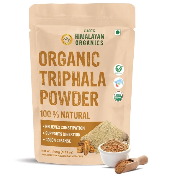 Vlados Himalayan Organic Triphala Powder, 100 gm